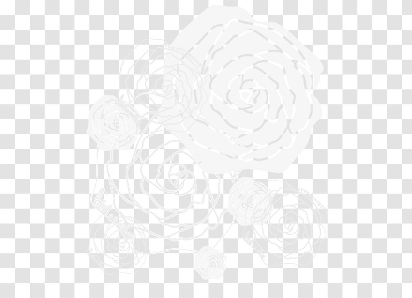 Drawing White Floral Design /m/02csf - Rose Order Transparent PNG
