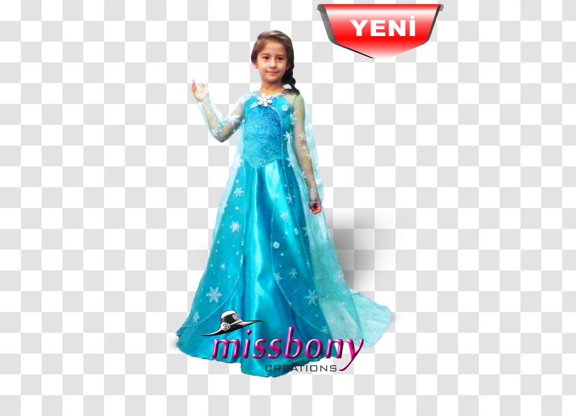 Elsa Costume Dress Clothing Gown - Design Transparent PNG