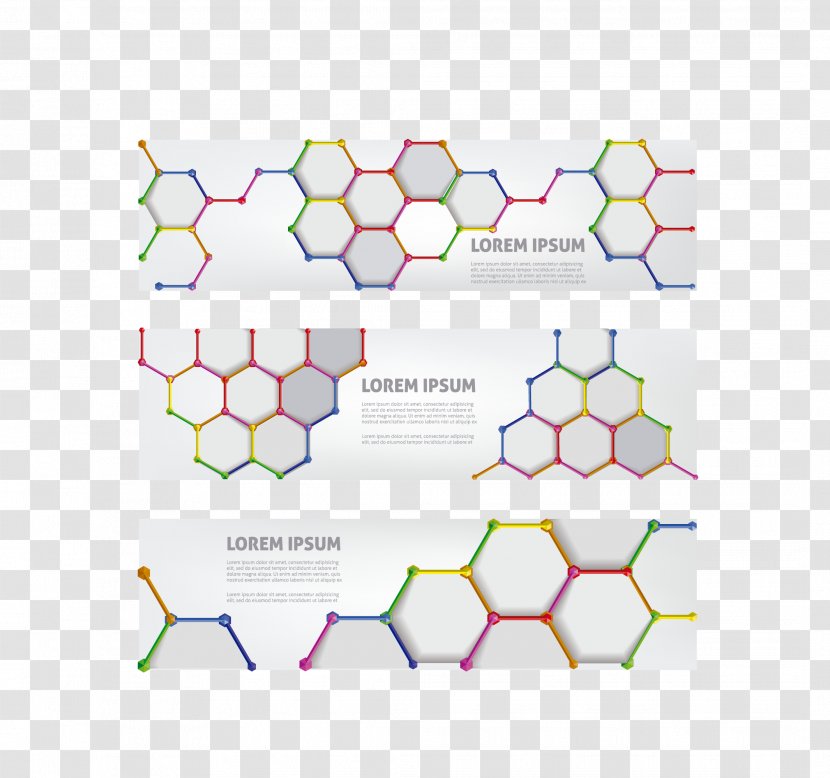 Web Banner Hexagon - Product - Vector Gray Cellular Transparent PNG
