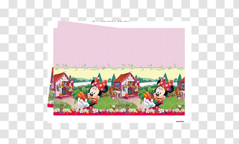Minnie Mouse Mickey Cloth Napkins Tablecloth Donald Duck - Table Transparent PNG