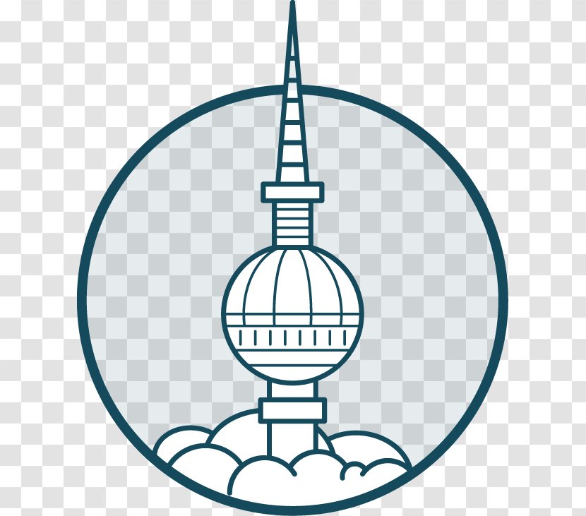 Fernsehturm Clip Art Alexanderplatz Tower - Berlin Transparent PNG