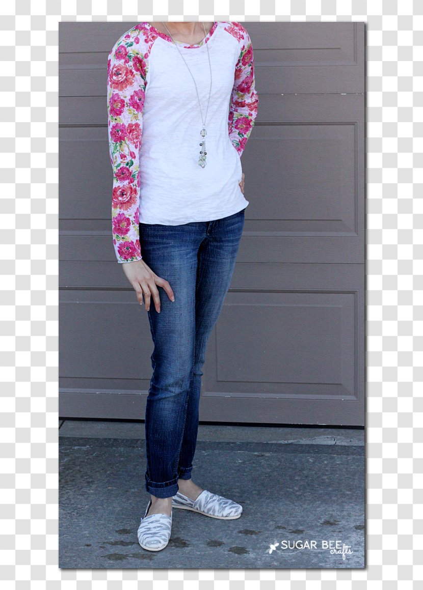 Jeans T-shirt Denim Sweater Outerwear Transparent PNG