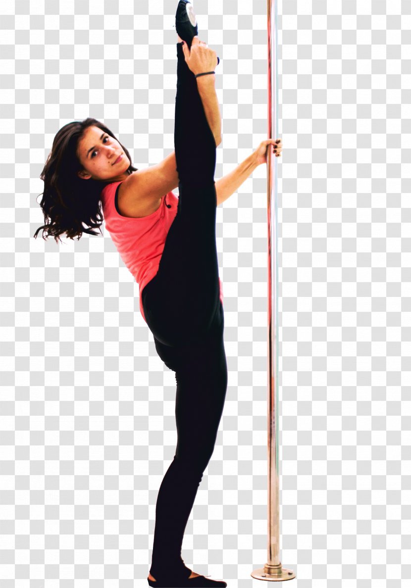 Physical Fitness Pole Dance Stretching Monkey Studio Training - Cartoon Transparent PNG