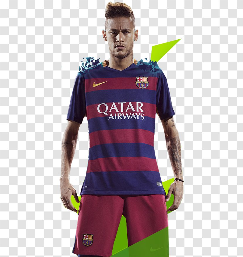 Neymar FC Barcelona Cheerleading Uniforms Pro Evolution Soccer 2016 Brazil National Football Team - Sport Transparent PNG