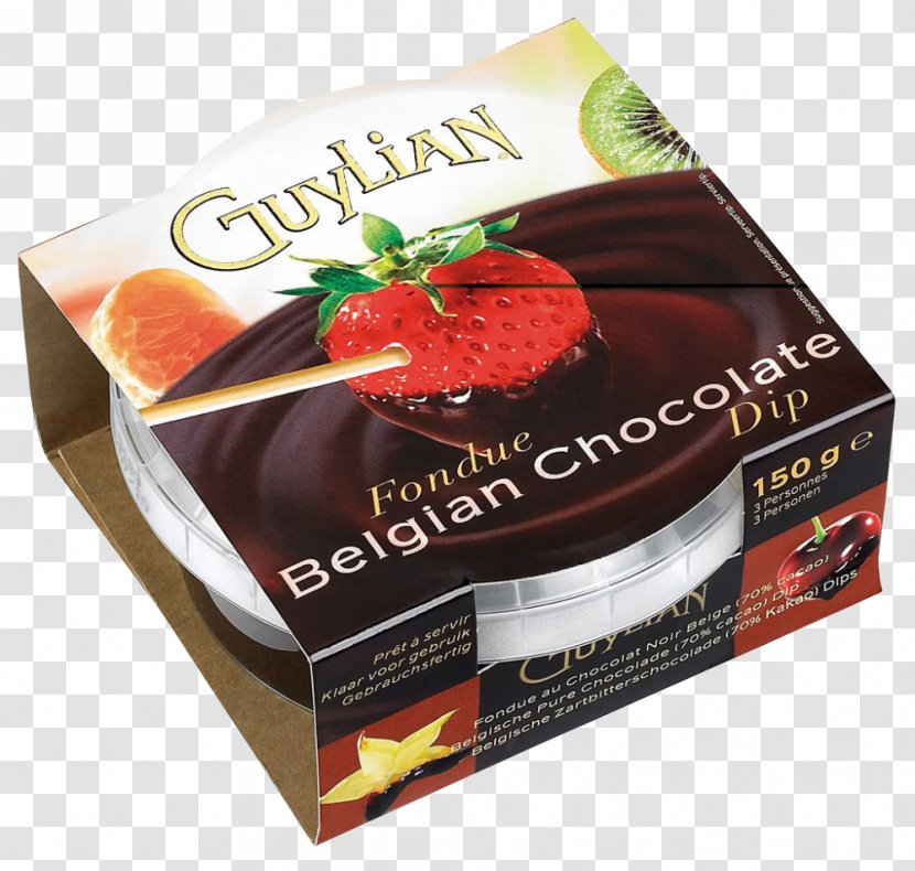 Fondue Belgian Chocolate Cuisine Praline Cake - Food Transparent PNG