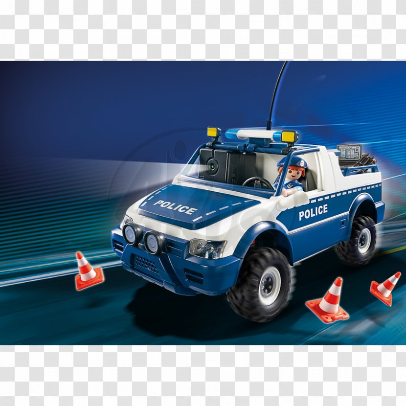 Police Car Playmobil Toy Radio-controlled - Scale Model Transparent PNG