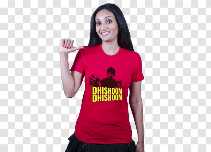 T-shirt Bollywood Film Sleeve - Neck Transparent PNG