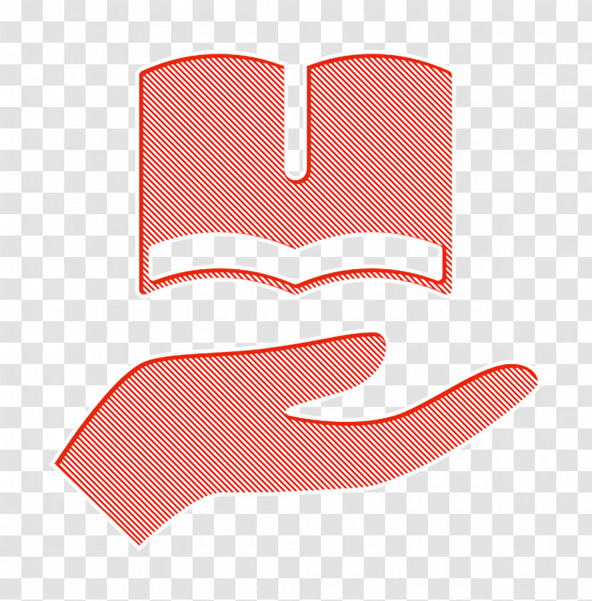 Gestures Icon Hands Holding Up Icon Book Icon Transparent PNG