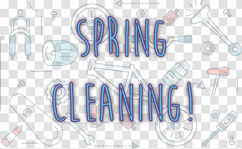 Logo Brand Font - Text - Spring Cleaning Transparent PNG