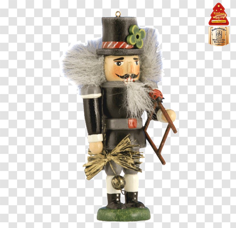 Decorative Nutcracker - Christmas Ornament - Chimney-sweep Transparent PNG