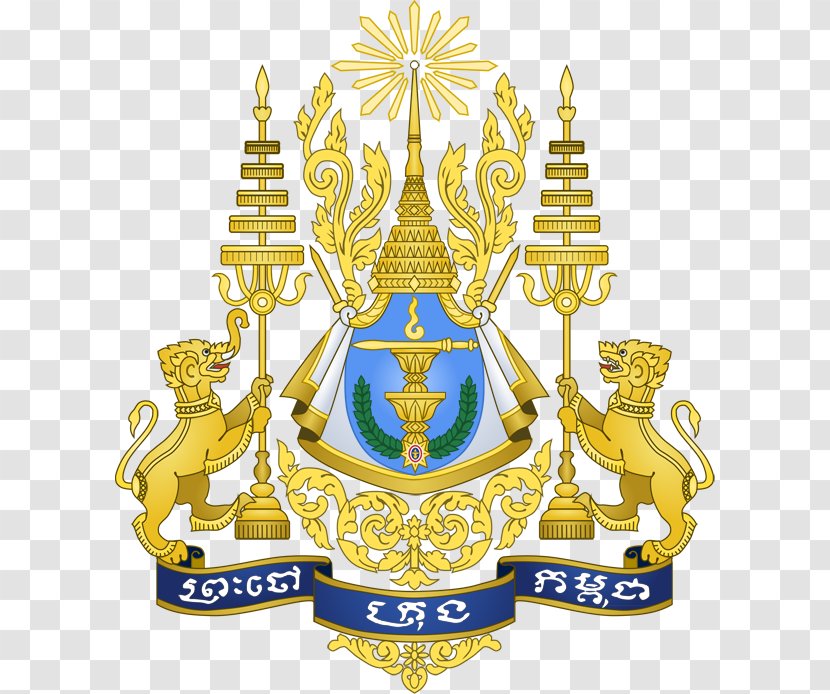 Royal Arms Of Cambodia Coat The United Kingdom Flag - Monarchy - Bahamas Ministry Tourism And Aviation Transparent PNG