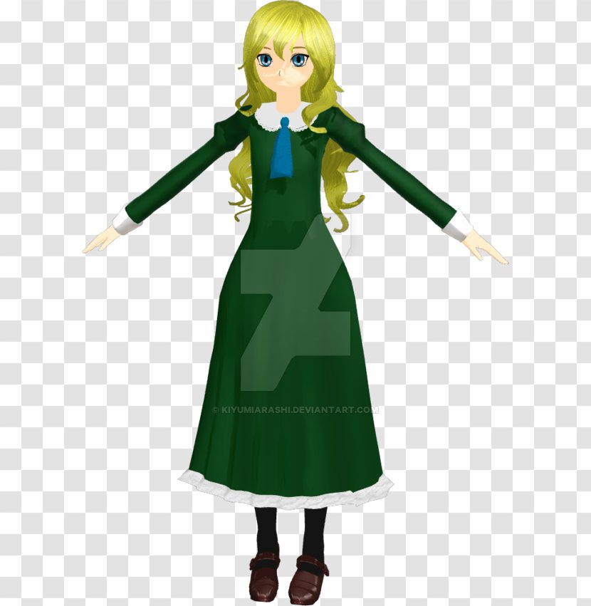 Costume Design Green Character Animated Cartoon - Figurine - Mary Ellen Goosebumps Transparent PNG