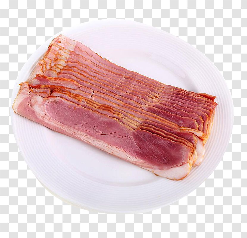Back Bacon Barbecue Ham Prosciutto - Flower Transparent PNG
