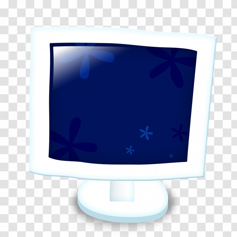 Computer Monitor Macintosh - Blue - Model Diagram Transparent PNG