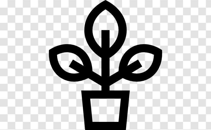 Black And White Tree Symbol - Nature - Ecology Transparent PNG