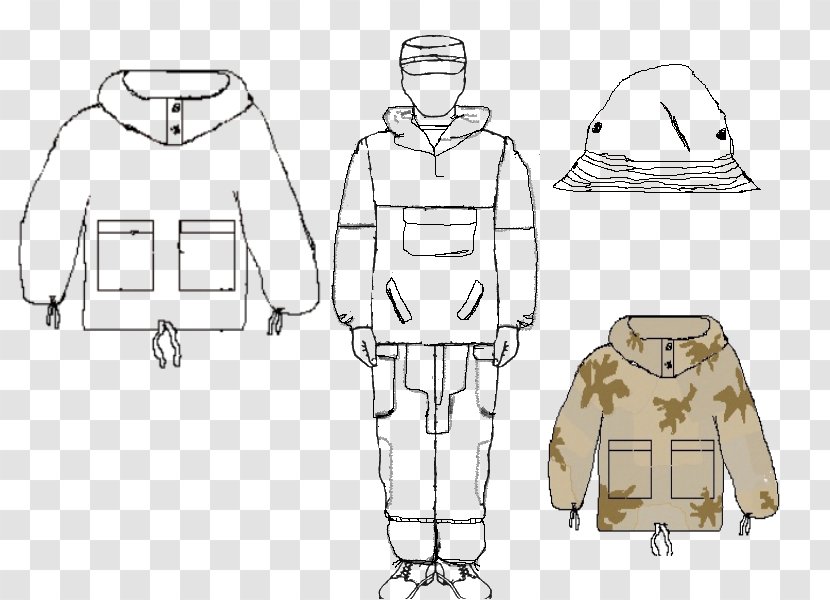 Outerwear Line Art Sketch - Uniform - Soviet Union Transparent PNG
