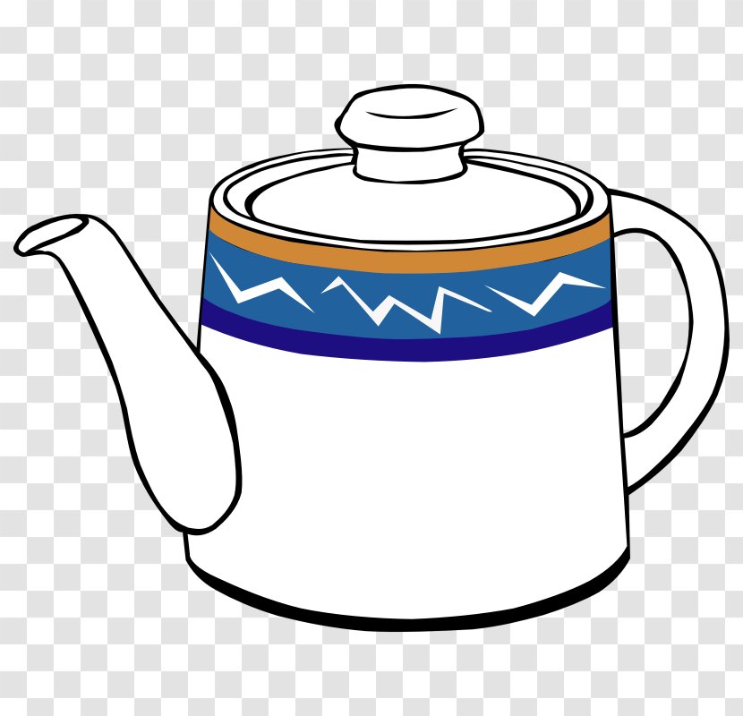 Clip Art Teapot Vector Graphics Openclipart Kettle - Cookware And Bakeware Transparent PNG