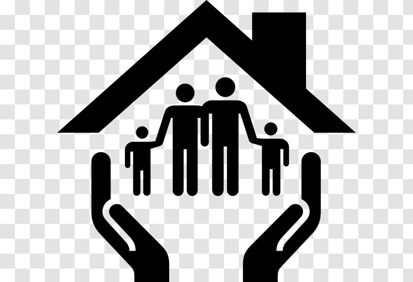 Social Services Community Work Housing Human - Monochrome Transparent PNG