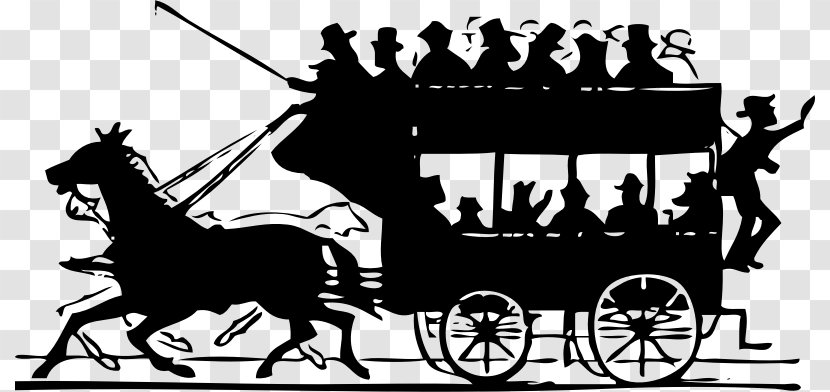 Horse-drawn Vehicle Carriage Cart Clip Art - Mustang Horse - Drawn Transparent PNG