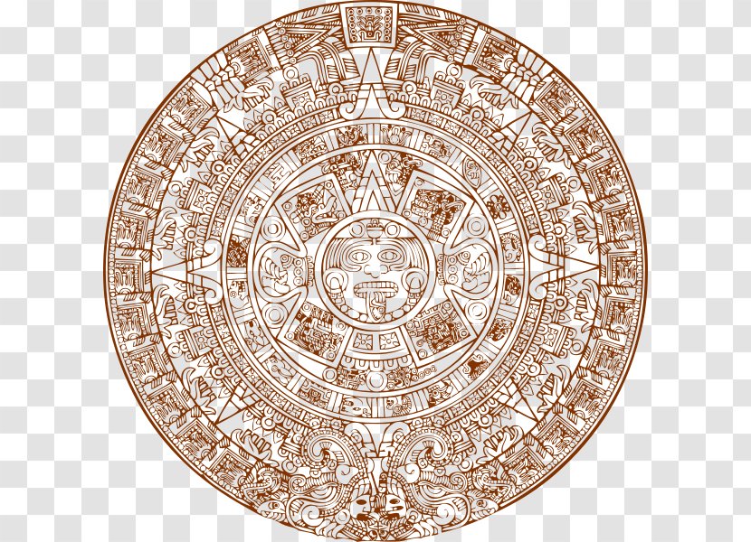 Maya Civilization Aztec Calendar Stone Mesoamerica Inca Empire - Architecture Transparent PNG