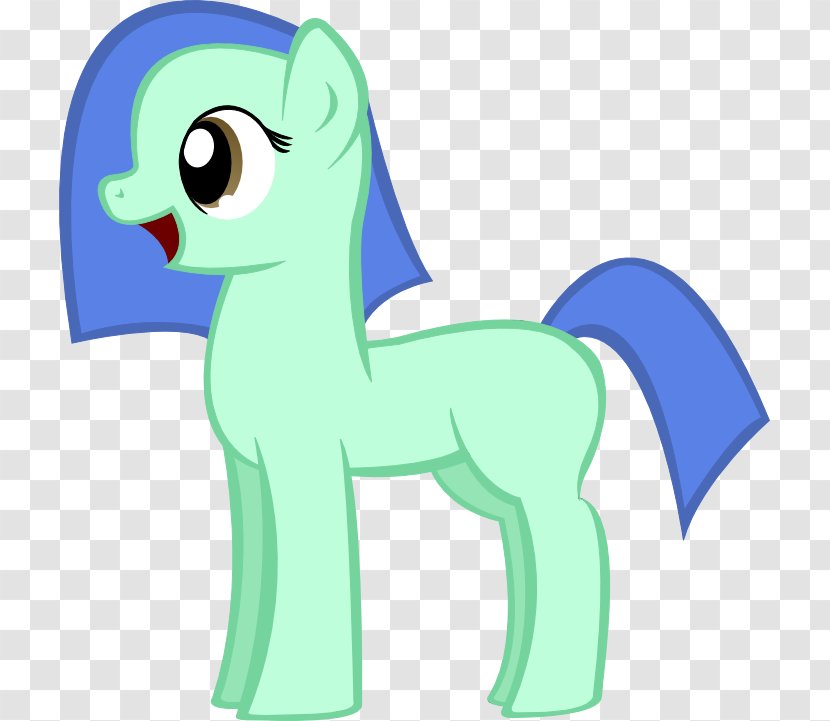 Horse Pony Mammal Animal Vertebrate - Azure - Oh Vector Transparent PNG