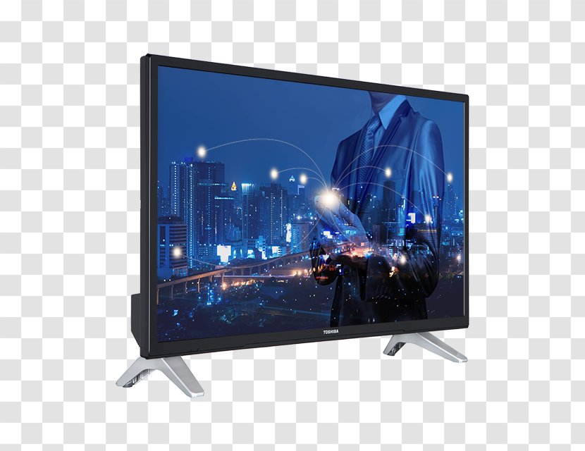 LED TV 109 Cm 43 Toshiba 43L3663DG EEC A+ LED-backlit LCD 1080p High-definition Television - Display Advertising Transparent PNG