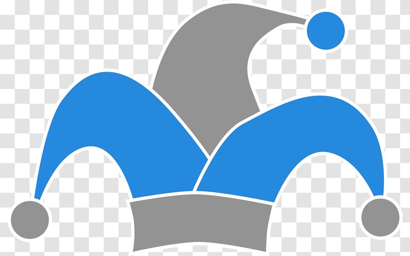 Hat Cartoon - Jester - Symbol Electric Blue Transparent PNG