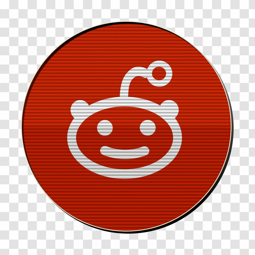 Reddit Icon - Red - Symbol Smiley Transparent PNG