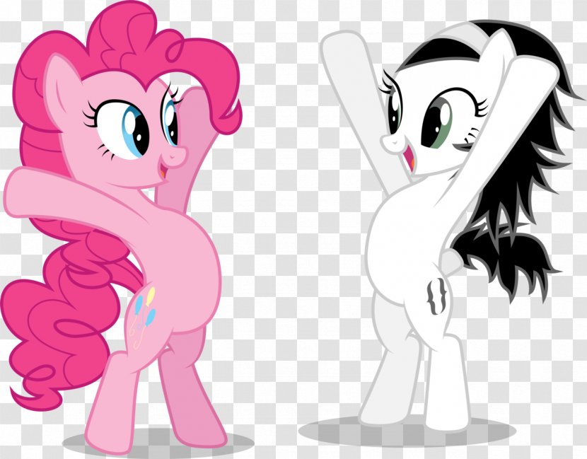 Pinkie Pie Rarity Twilight Sparkle Pony Fluttershy - Silhouette - My Little Transparent PNG