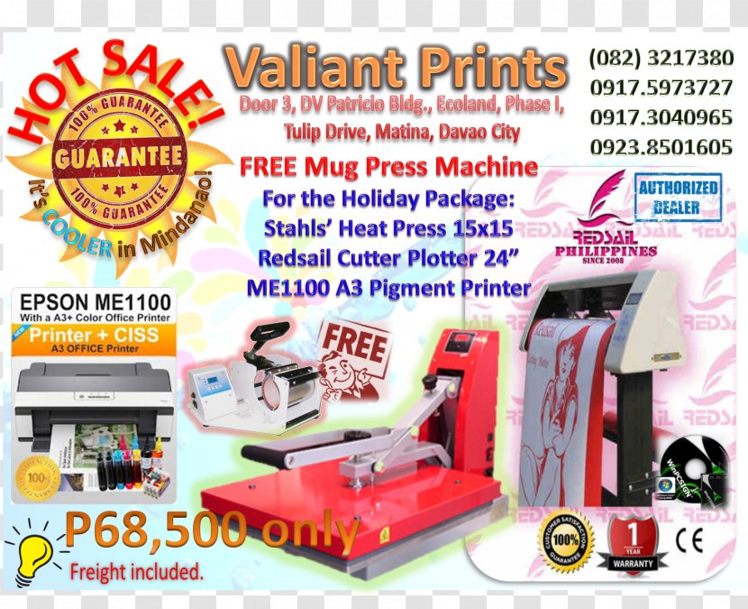 Heat Press Digital Printing Business Transparent PNG