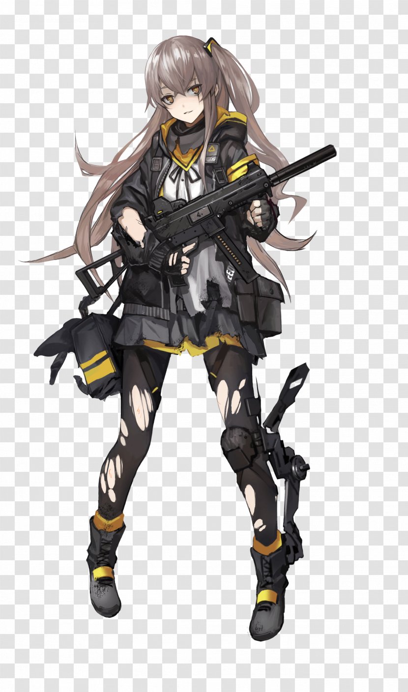 Girls' Frontline Heckler & Koch UMP Submachine Gun Weapon - Heart - Ammunition Transparent PNG