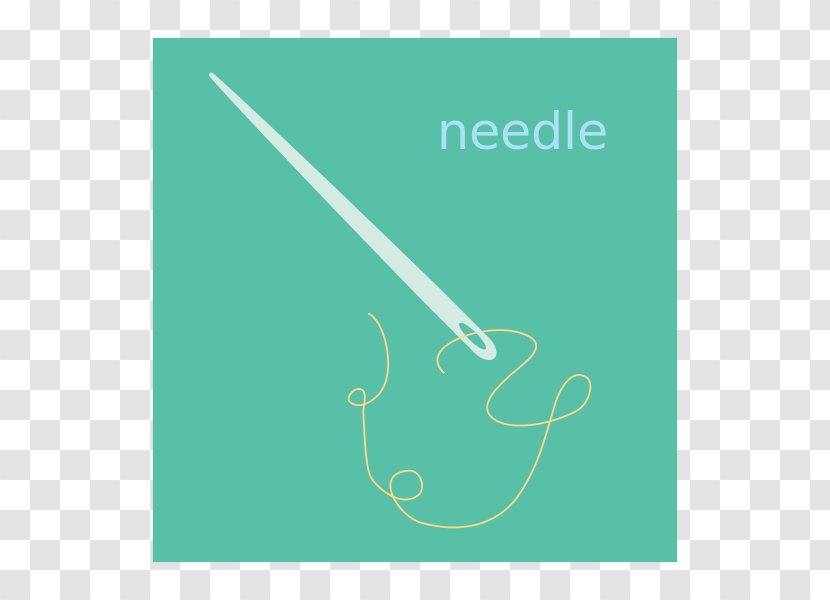 Computer Font Hand-Sewing Needles - Wikimedia Commons - Needle Transparent PNG