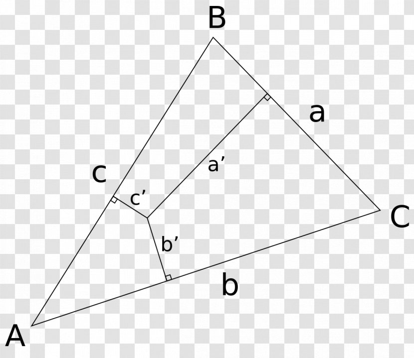 Triangle Point Trilinear Coordinates Barycentric Coordinate System - Incenter Transparent PNG