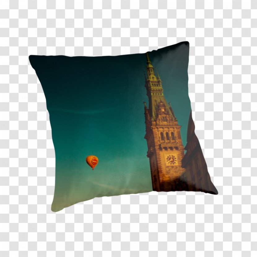 Hamburg City Hall Cushion Throw Pillows Clock - Pillow Transparent PNG