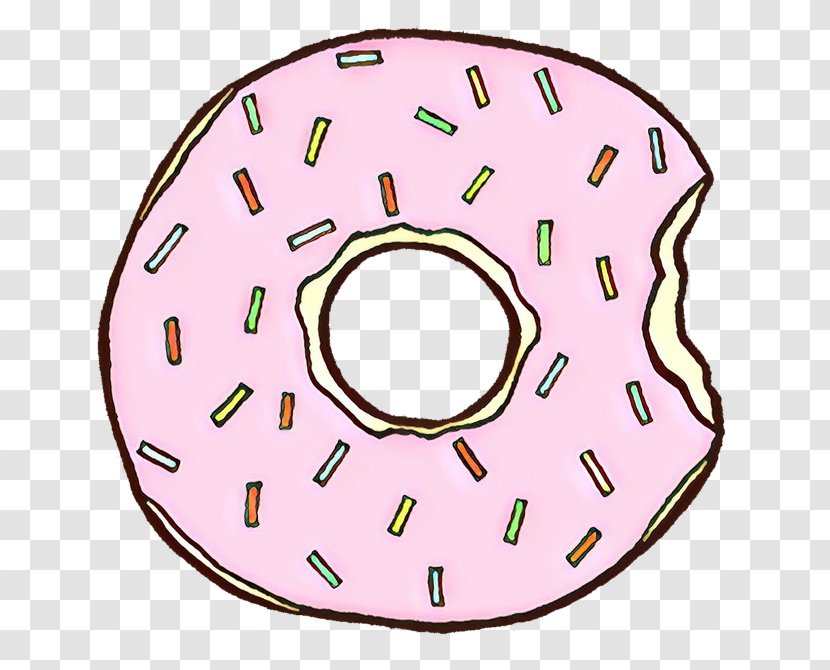 Pink Doughnut Circle Clip Art Transparent PNG