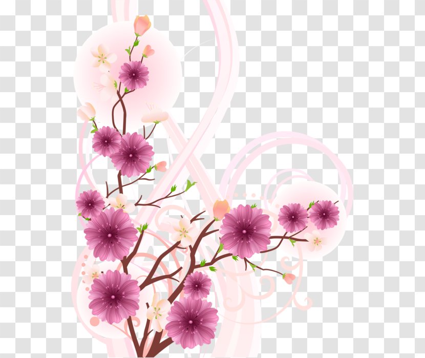 Flower Clip Art - Pink Flowers Transparent PNG