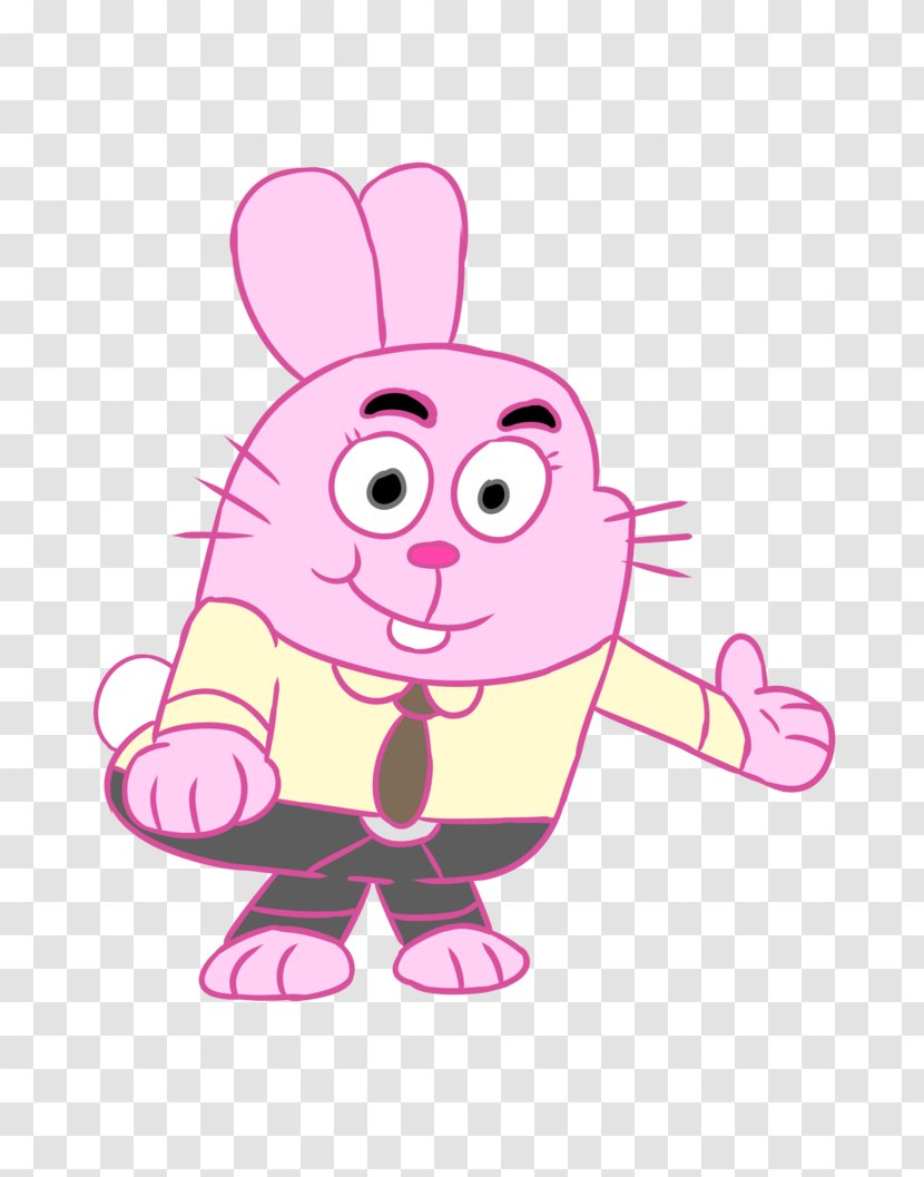 Easter Bunny Pink M Headgear Clip Art - Frame - Richard Watterson Transparent PNG