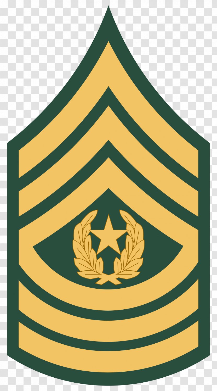 Sergeant Major Of The Army Military Rank United States - Symbol Transparent PNG