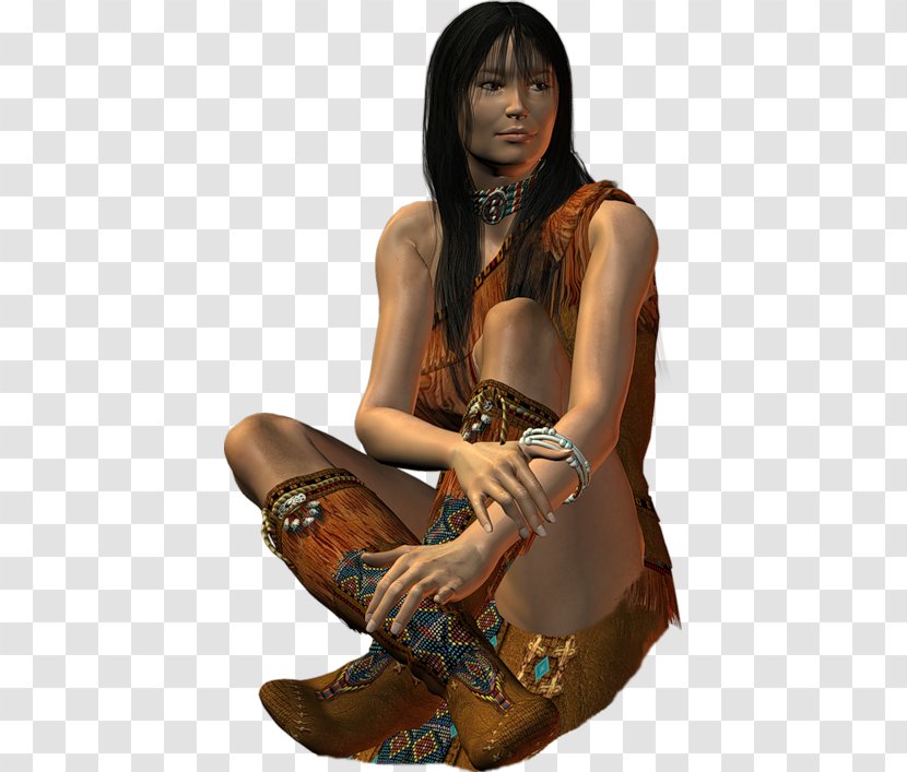 Indigenous Peoples Of The Americas Character 8 Women - Cartoon - Wild West Transparent PNG