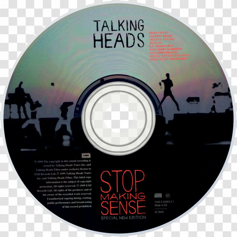 Compact Disc Stop Making Sense Talking Heads Sand In The Vaseline: Popular Favorites Phonograph Record - Frame - Album Cover Transparent PNG