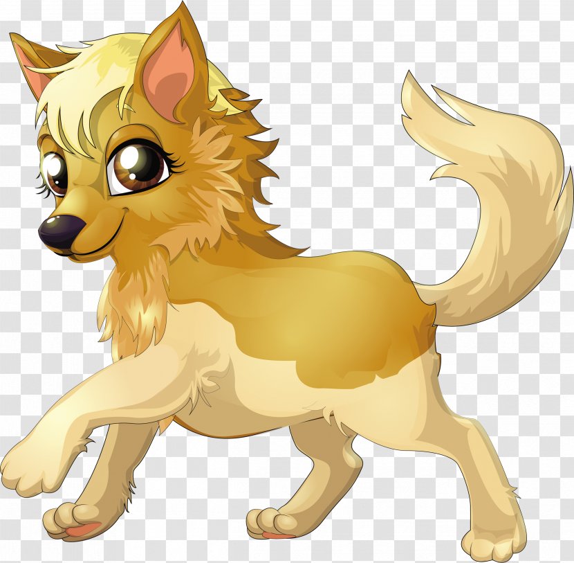 Dog Coyote Cartoon Drawing - Animal Figure - Squirrel Transparent PNG