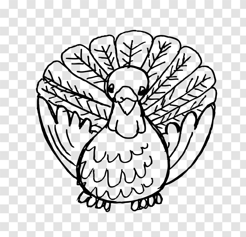 Black Turkey Broad Breasted White Meat Clip Art - Tree - Turkish Vector Transparent PNG