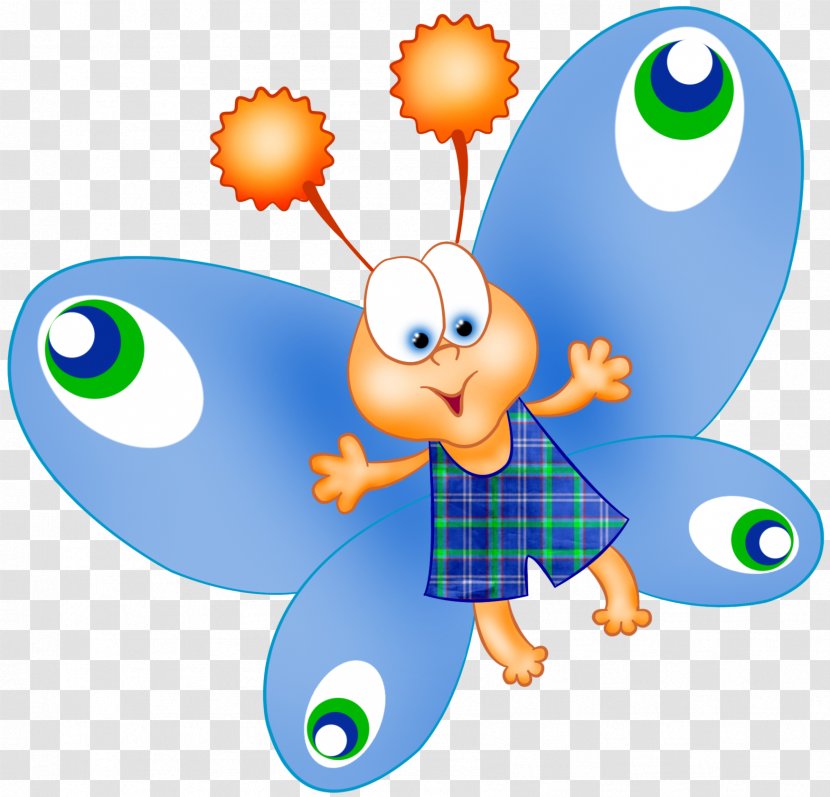 Butterfly Cartoon Drawing Clip Art - Invertebrate Transparent PNG