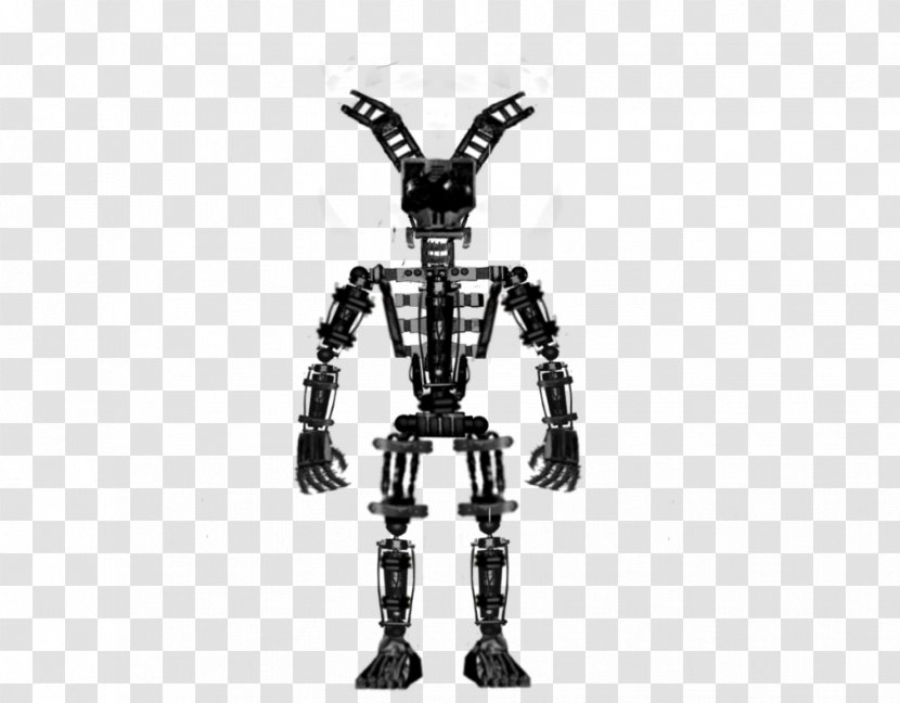 Robot YouTube Video Figurine Sound - Black And White - Endoskeleton Transparent PNG