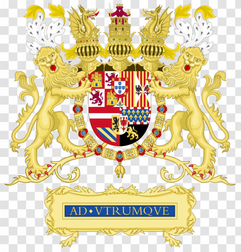 Coat Of Arms The King Spain Royal United Kingdom House Habsburg - Adam And Eve In Garden Eden Transparent PNG