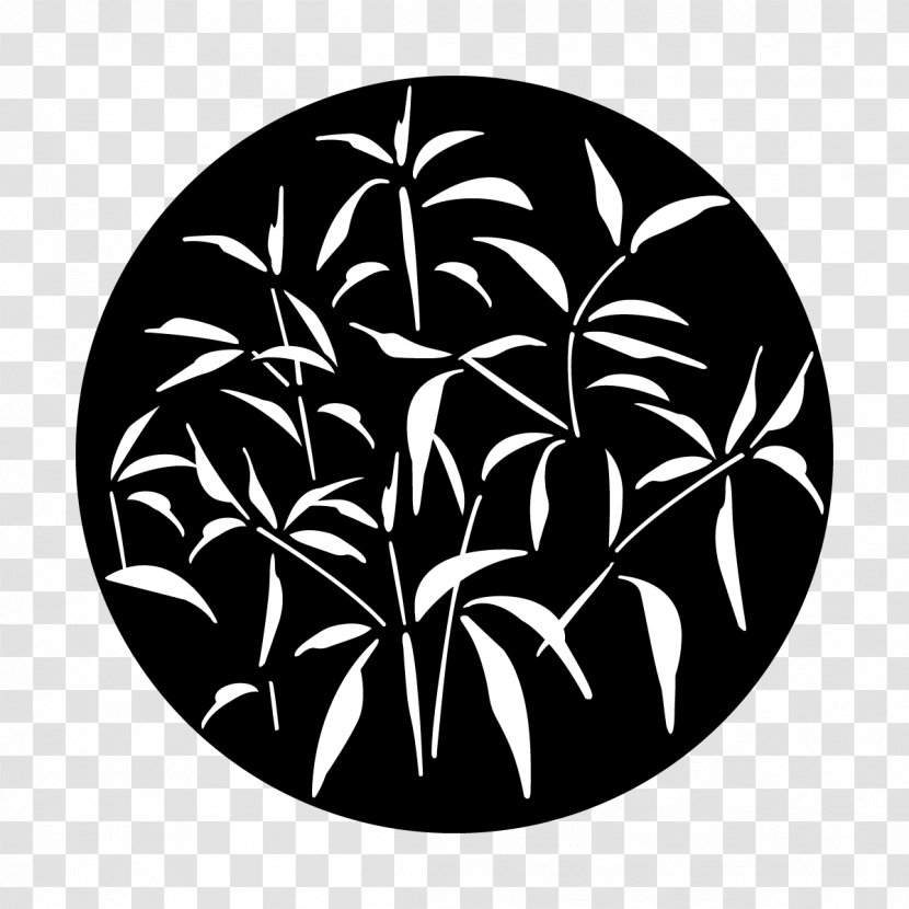 Gobo Silhouette Bamboo Leaf Branching - Plant Transparent PNG