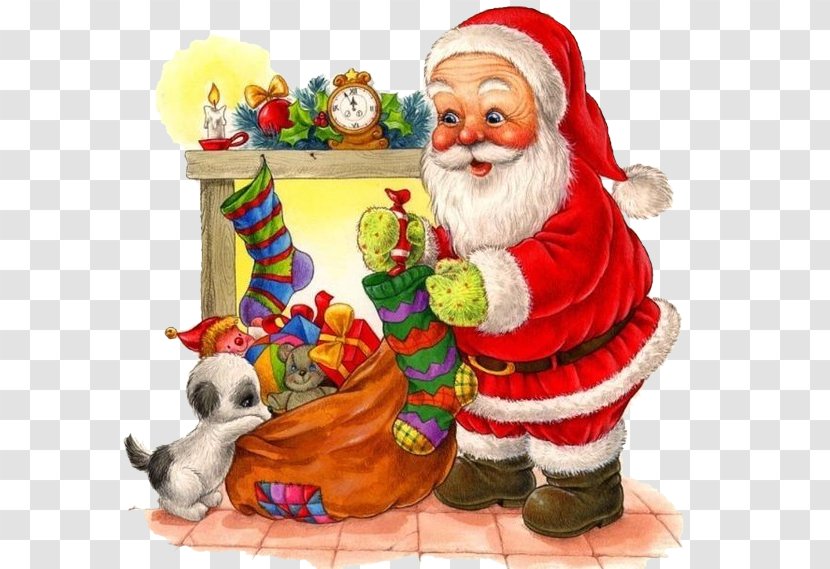Alt Attribute Christmas Ornament Santa Claus - Canvas Transparent PNG