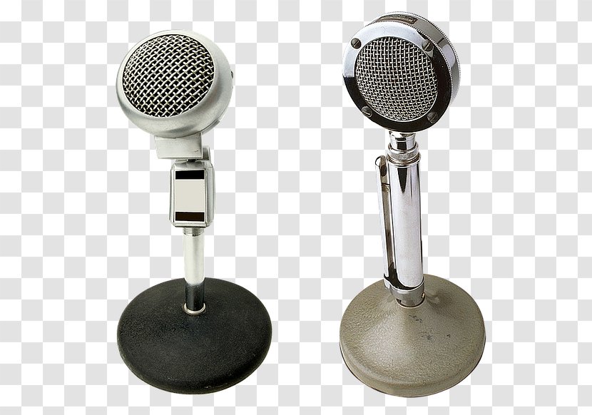 Wireless Microphone Radio - Erreportaje - Two Microphones Physical Map Transparent PNG