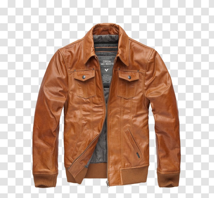 Leather Jacket Sheepskin Coat - Fur Transparent PNG