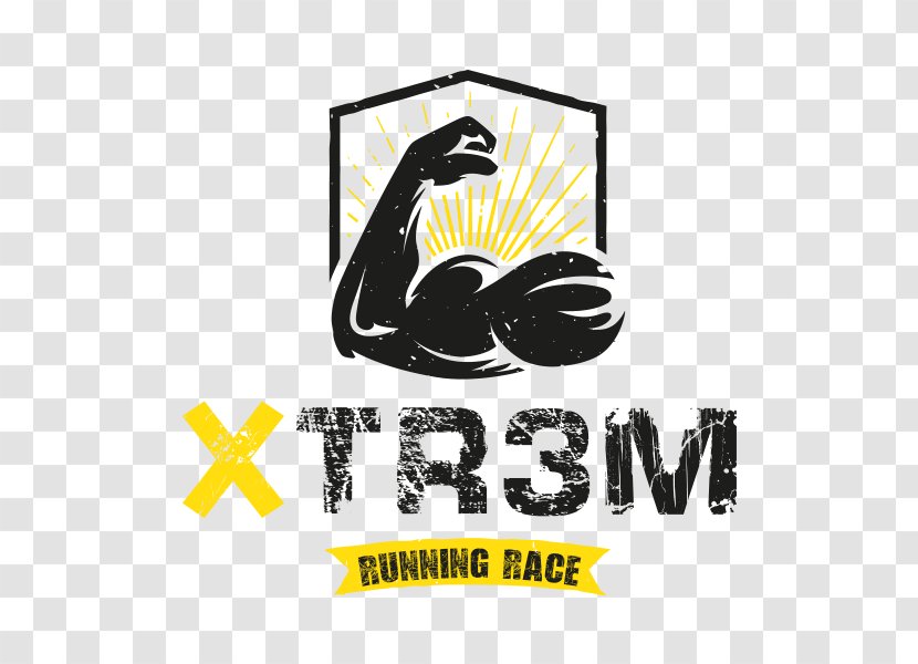 XTREM Logo El Campello Running Brand - Yellow - Marathon Transparent PNG